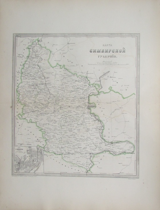 В каком году симбирская губерния. Карта Симбирской губернии 1708. Карта Симбирска до 1917. Карта Симбирской губернии 1800. Археологическая карта Симбирской губернии Поливанова.