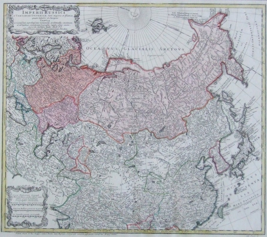 Карта европы 1740